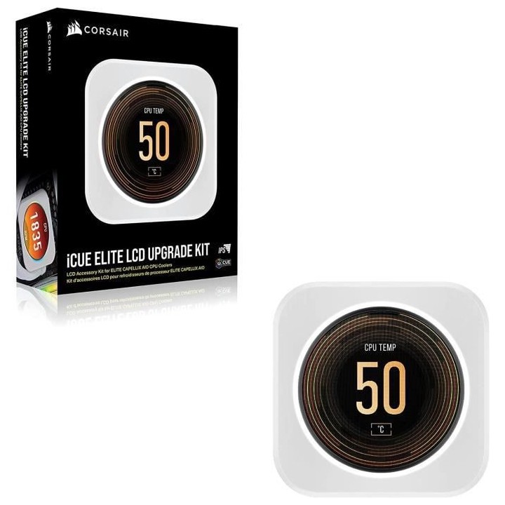 CORSAIR - iCUE ELITE LCD - Kit de mise a niveau refroidisseur -Ecran L