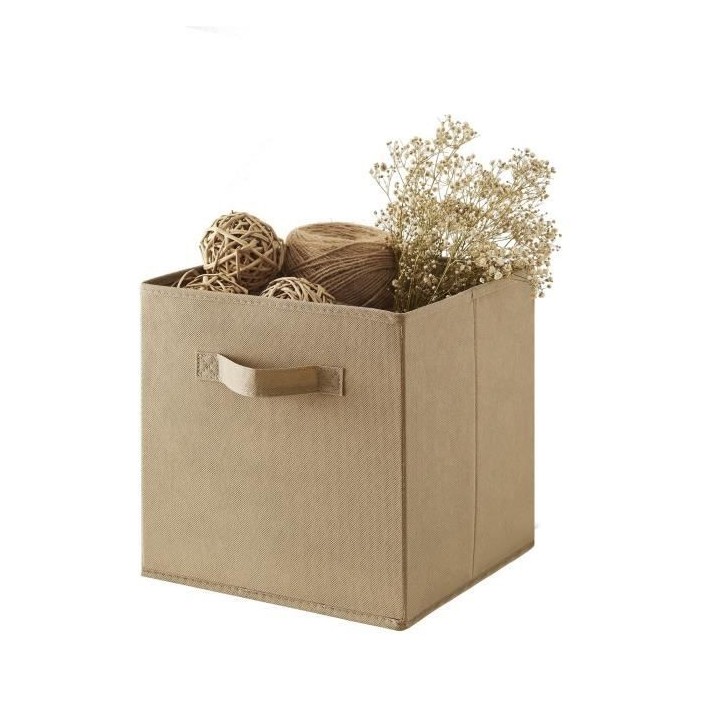 COMPO Boîte de rangement/tiroir pour meuble en tissu - 27x27x28 cm -