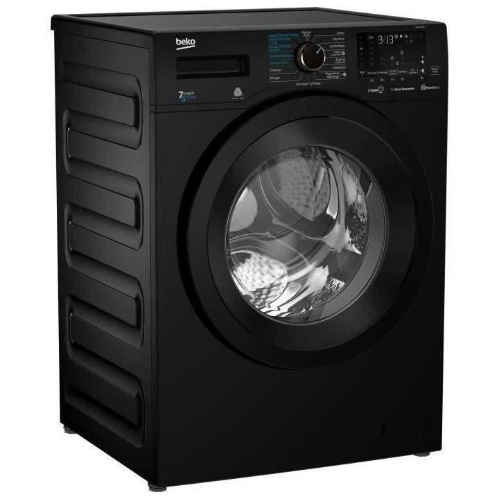 Lave-linge séchant BEKO HWD7527BB - 7 / 5 kg - Induction - L60 cm - 1