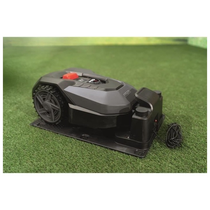 Robot tondeuse connecté 400m2 Scheppach RLM500W (avec station de rech