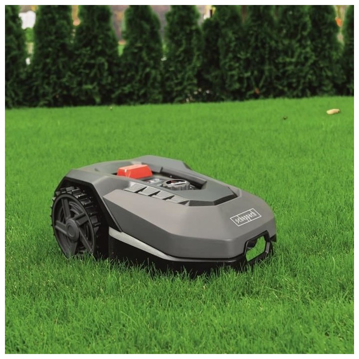 Robot tondeuse connecté 400m2 Scheppach RLM500W (avec station de rech