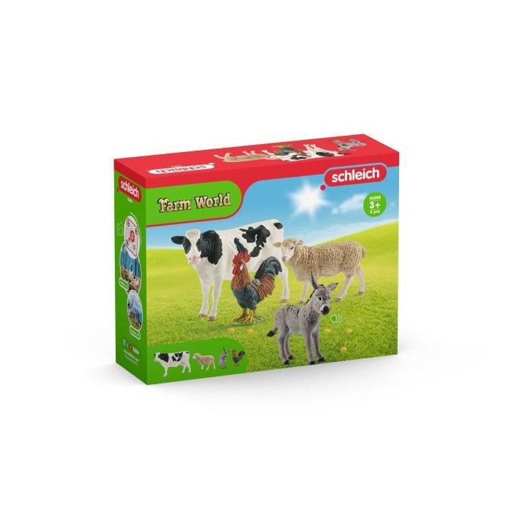 SCHLEICH - Kit de base Farm World - 42385 - Gamme Farm World