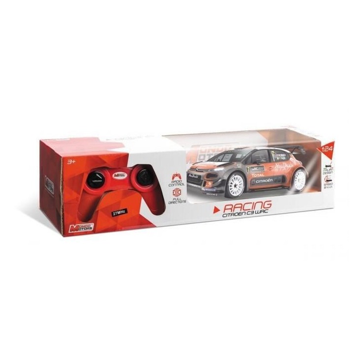 CITRoeN - MONDO - Voiture télécommandée Citroën C3 WRC 1:24 - Gar