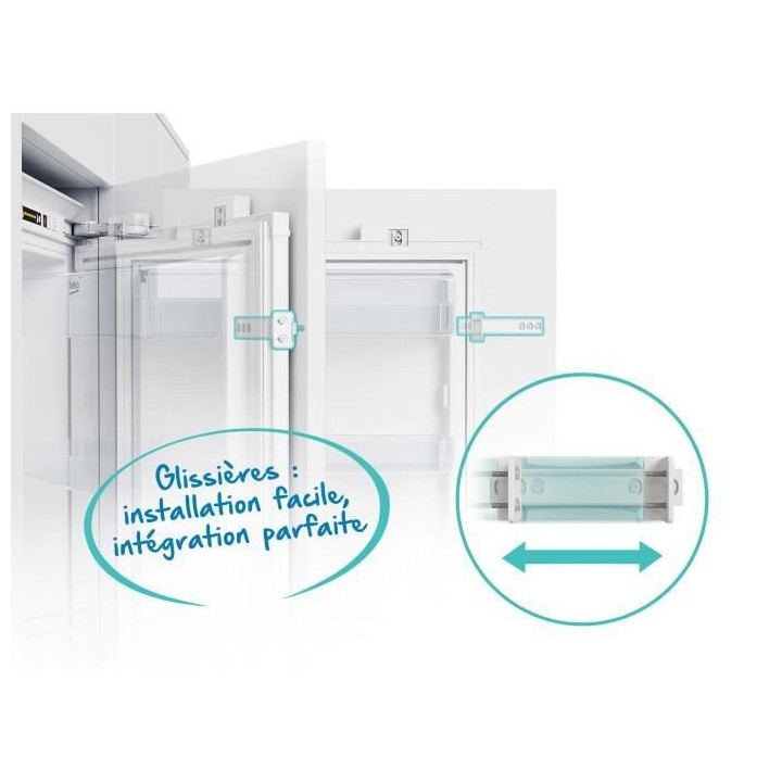 BEKO B1753HCN - Réfrigérateur intégrable Table Top 110L (97+13L) -