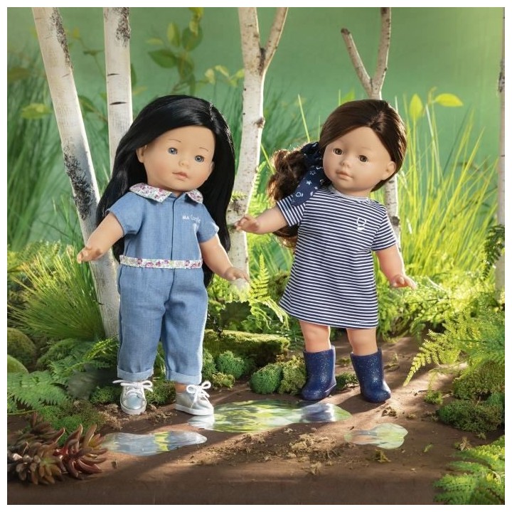 Coffret Robe Rayée et Accessoires COROLLE - pour poupée Ma Corolle -