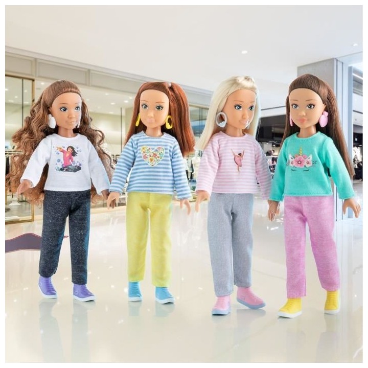 Coffret Melody Shopping COROLLE GIRLS - poupée mannequin - 6 accessoi