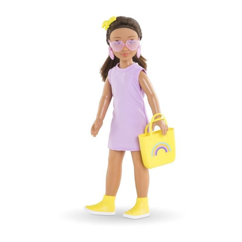 Coffret Luna Shopping COROLLE GIRLS - poupée mannequin - 6 accessoires - 28 cm - des 4 ans