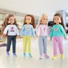 Coffret Luna Shopping COROLLE GIRLS - poupée mannequin - 6 accessoires - 28 cm - des 4 ans