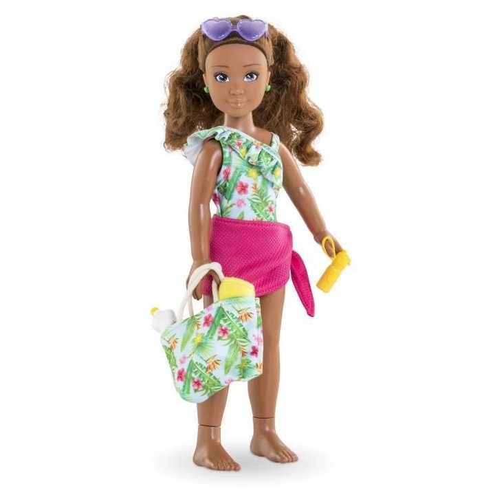 Coffret Melody a la plage COROLLE GIRLS - poupée mannequin - 5 access