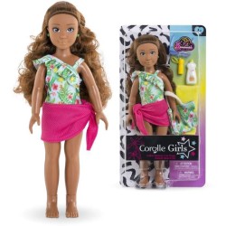 Coffret Melody a la plage COROLLE GIRLS - poupée mannequin - 5 accessoires - 28 cm - des 4 ans