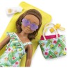 Coffret Melody a la plage COROLLE GIRLS - poupée mannequin - 5 accessoires - 28 cm - des 4 ans