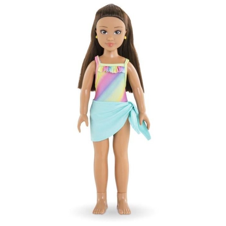 Coffret Luna a la plage COROLLE GIRLS - poupée mannequin - 5 accessoi