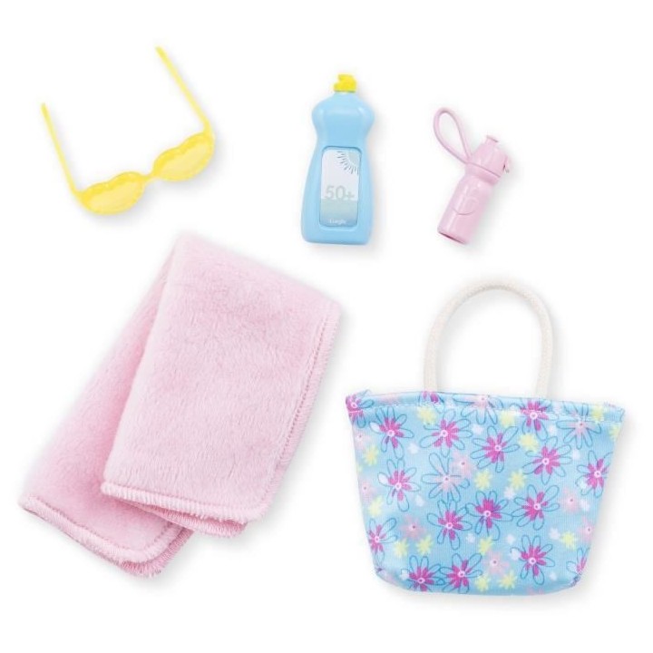 Coffret Zoé a la plage COROLLE GIRLS - poupée mannequin - 5 accessoi