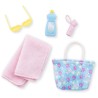 Coffret Zoé a la plage COROLLE GIRLS - poupée mannequin - 5 accessoires - 28 cm - Des 4 ans