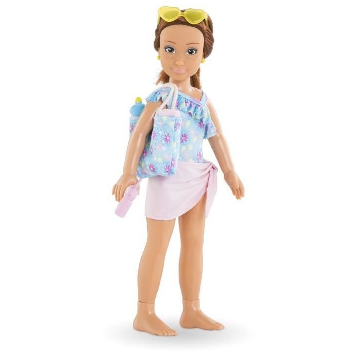 Coffret Zoé a la plage COROLLE GIRLS - poupée mannequin - 5 accessoi