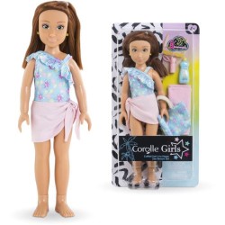 Coffret Zoé a la plage COROLLE GIRLS - poupée mannequin - 5 accessoires - 28 cm - Des 4 ans