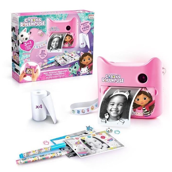 GABBY ET LA MAISON MAGIQUE - Appareil Photo a impression instantanée