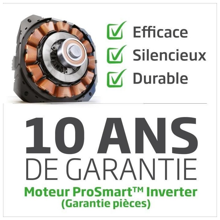 Lave-linge hublot BEKO LLF08A5 - 8 kg - Induction - 1400 trs/min - Gri