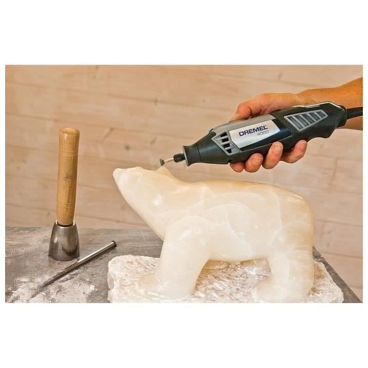 Kit d'Accessoires DREMEL 4485 (4 Pinces et Ecrou de Serrage pour Outil