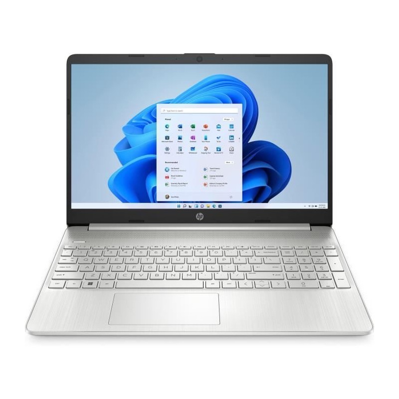 Ordinateur portable - HP Inc. - HP Portable 15s-fq2071nf - 15.6 - Intel Core i3 1125G4 - 8 Go RAM - 256 Go SSD - Français