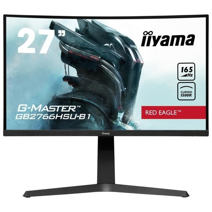 Ecran PC Gamer incurvé - IIYAMA GB2766HSU-B1 - G-MASTER - 27 FHD - Da