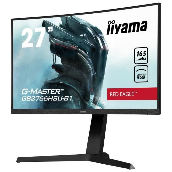 Ecran PC Gamer incurvé - IIYAMA GB2766HSU-B1 - G-MASTER - 27 FHD - Da