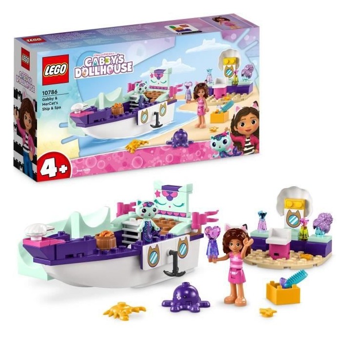 LEGO Gabby et la Maison Magique 10786 Le Bateau et le Spa de Gabby et