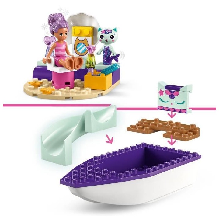 LEGO Gabby et la Maison Magique 10786 Le Bateau et le Spa de Gabby et