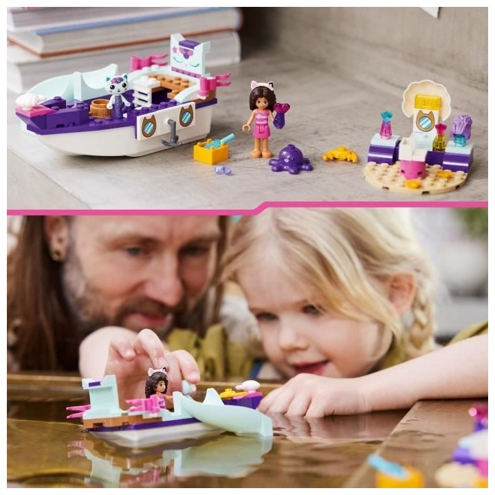 LEGO Gabby et la Maison Magique 10786 Le Bateau et le Spa de Gabby et