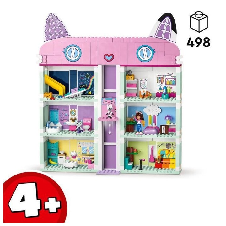 LEGO 10788 La Maison Magique de Gabby, Jouet de Maison de Poupées ave