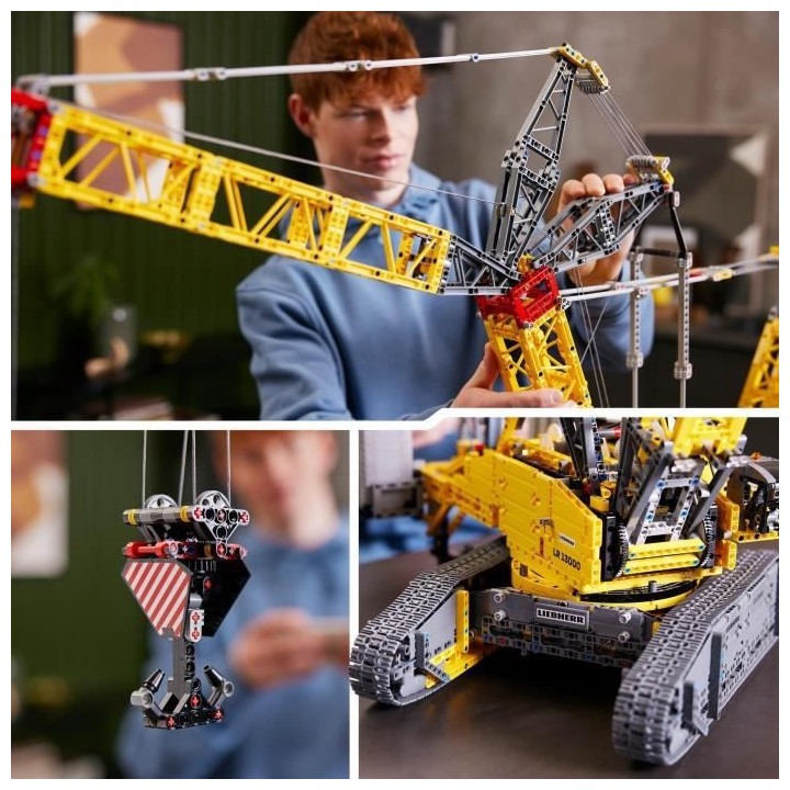 LEGO Technic 42146 La Grue sur Chenilles Liebherr LR 13000, Maquette E