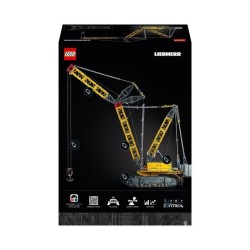 LEGO Technic 42146 La Grue sur Chenilles Liebherr LR 13000, Maquette Engin de Chantier Télécommandé, pour Adultes