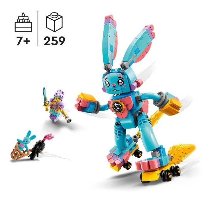 LEGO DREAMZzz 71453 Izzie et Bunchu le Lapin, Jouet avec Figurines de