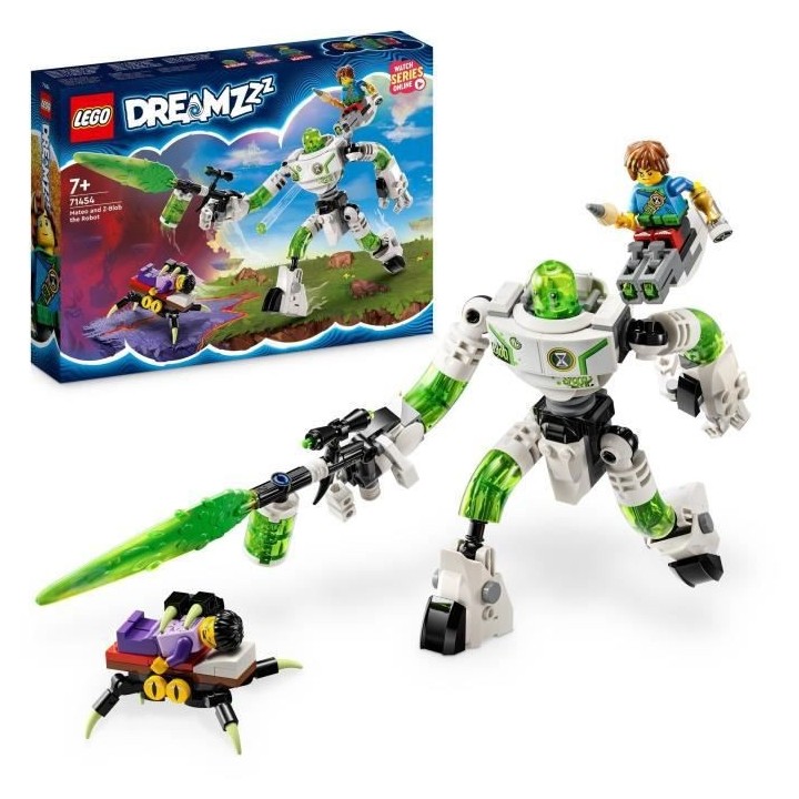 LEGO DREAMZzz 71454 Mateo et Z-Blob le Robot, Jouet avec Grande Figuri