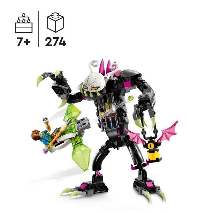 LEGO DREAMZzz 71455 Le Monstre-Cage, Jouet avec Figurines de Z-Blob en