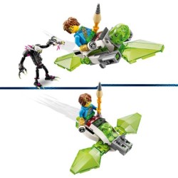 LEGO DREAMZzz 71455 Le Monstre-Cage, Jouet avec Figurines de Z-Blob en Mini-Avion ou Moto Volante