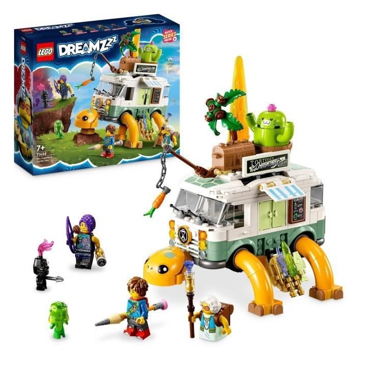 LEGO DREAMZzz 71456 Le Van Tortue de Mme Castillo, Jouet de Camping-Ca