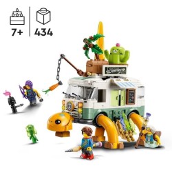 LEGO DREAMZzz 71456 Le Van Tortue de Mme Castillo, Jouet de Camping-Car 2-en-1, avec Mateo et Zoey