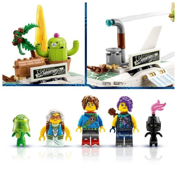 LEGO DREAMZzz 71456 Le Van Tortue de Mme Castillo, Jouet de Camping-Ca