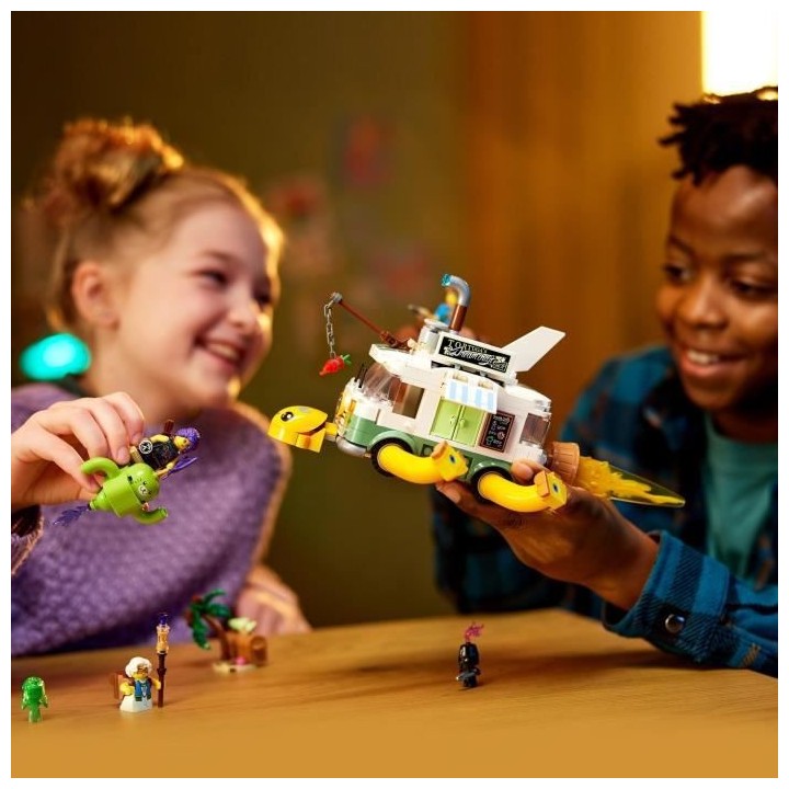 LEGO DREAMZzz 71456 Le Van Tortue de Mme Castillo, Jouet de Camping-Ca