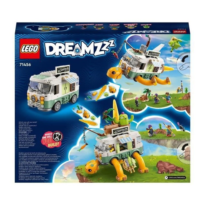 LEGO DREAMZzz 71456 Le Van Tortue de Mme Castillo, Jouet de Camping-Ca