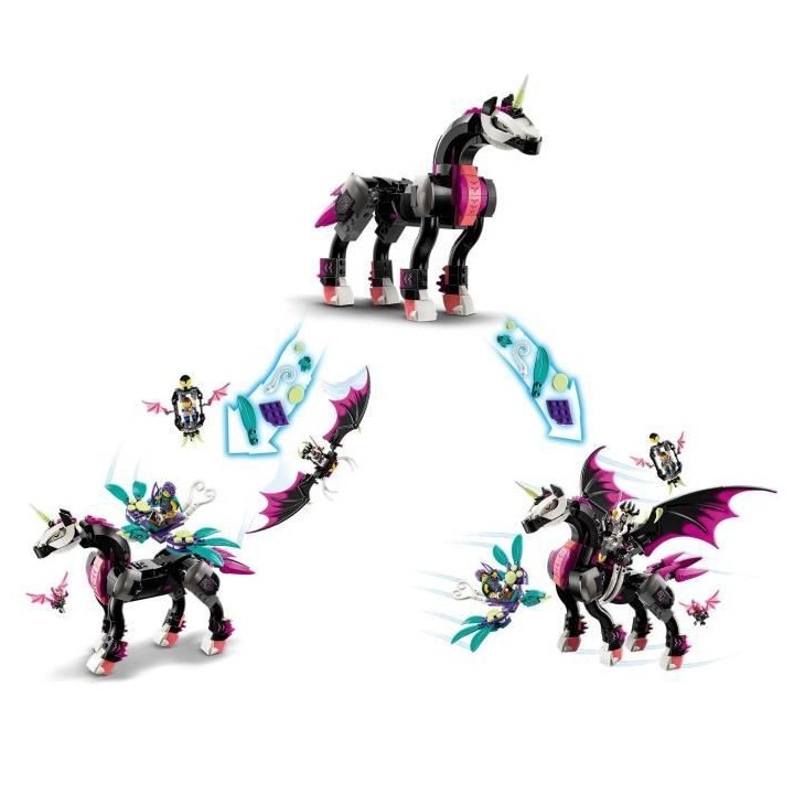 LEGO DREAMZzz 71457 Pégase, le Cheval Volant, Jouet 2-en-1, avec Le R