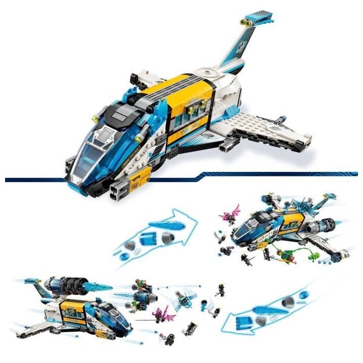LEGO DREAMZzz 71460 Le Bus de l'Espace de M. Oz, Jouet de Vaisseau Spa