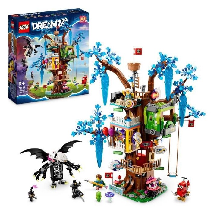 LEGO DREAMZzz 71461 La Cabane Fantastique dans l'Arbre, Jouet, avec Mi