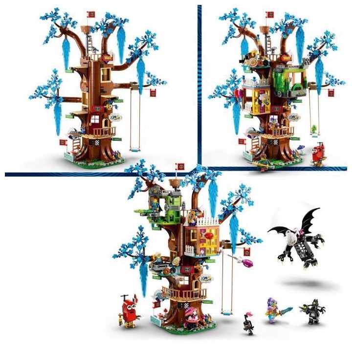 LEGO DREAMZzz 71461 La Cabane Fantastique dans l'Arbre, Jouet, avec Mi