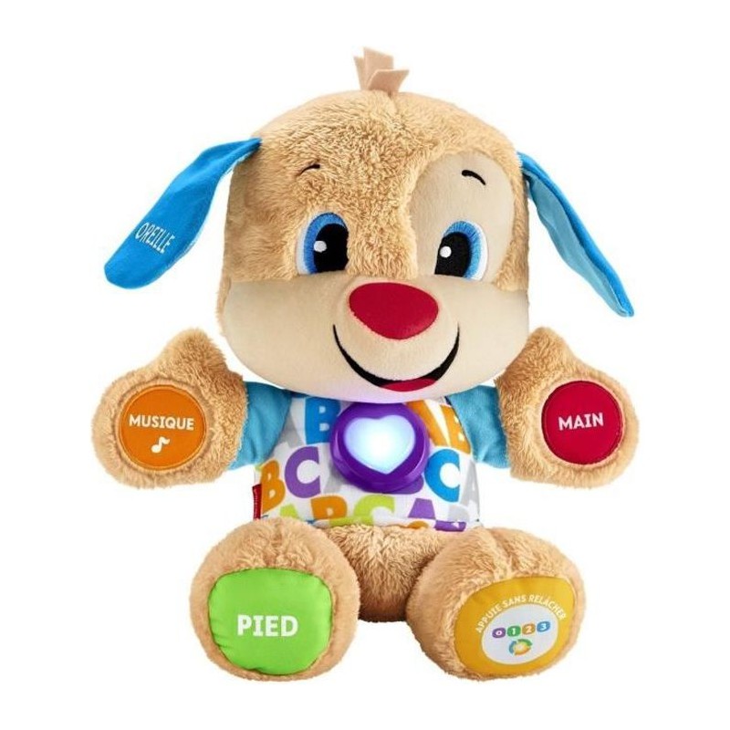 Fisher-Price - Nouveau Puppy Interactif - Peluche interactive - 6 mois et +