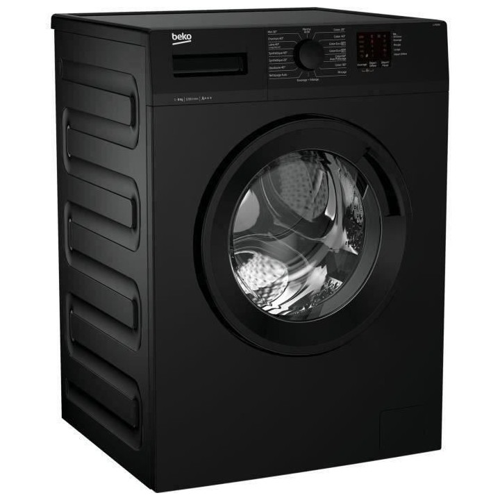 Lave-linge hublot BEKO LLF082B2 - 8 kg - Tambour Aquawave - Induction
