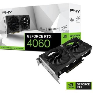 PNY - Carte Graphique - GEFORCE RTX™ 4060 8GB VERTO Dual Fan Edition