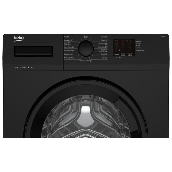Lave-linge hublot BEKO LLF082B2 - 8 kg - Tambour Aquawave - Induction
