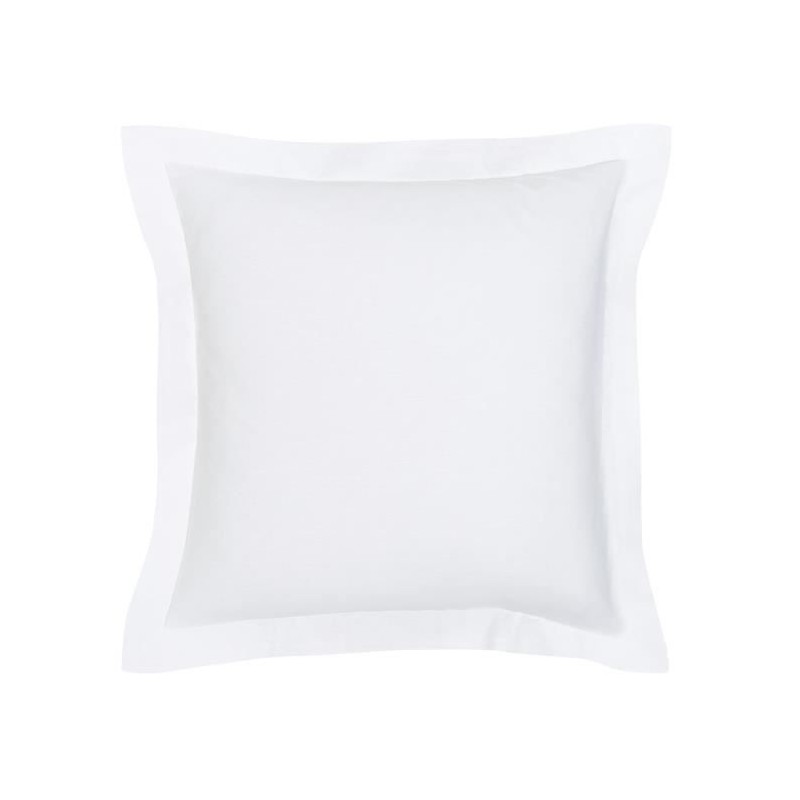 Taie d'oreiller TODAY Essential - 63 x 63+5 cm - 100% Coton uni - Craie